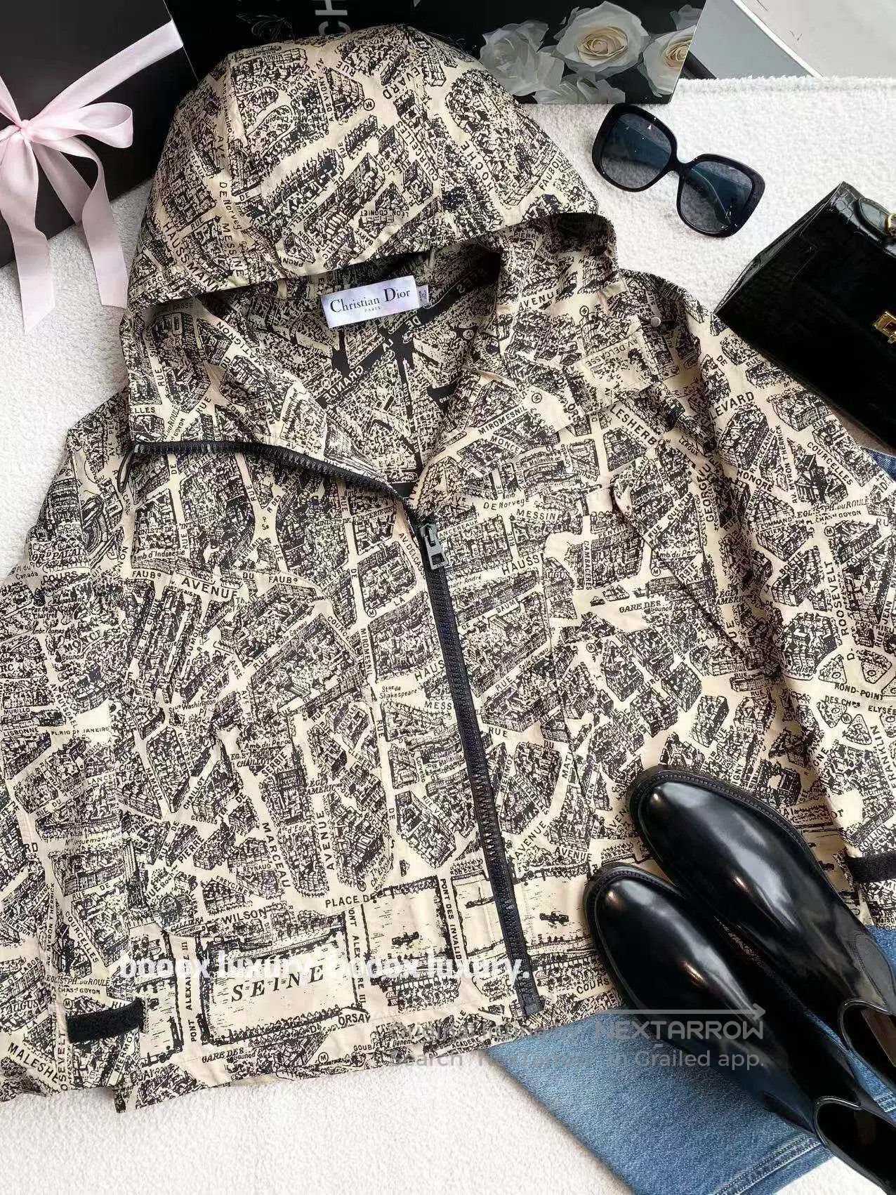 Dior Dior Paris map zip jacket| Size XS / US 0-2 / IT 36-38 - 1 Thumbnail