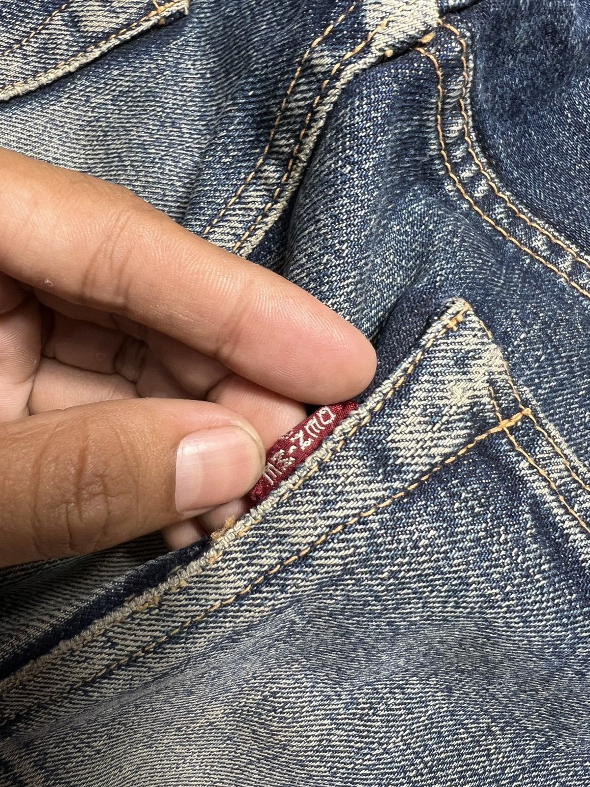 Denime 2000s Denime Washed Selvedge Denim Pants Size US 29 - 14 Thumbnail
