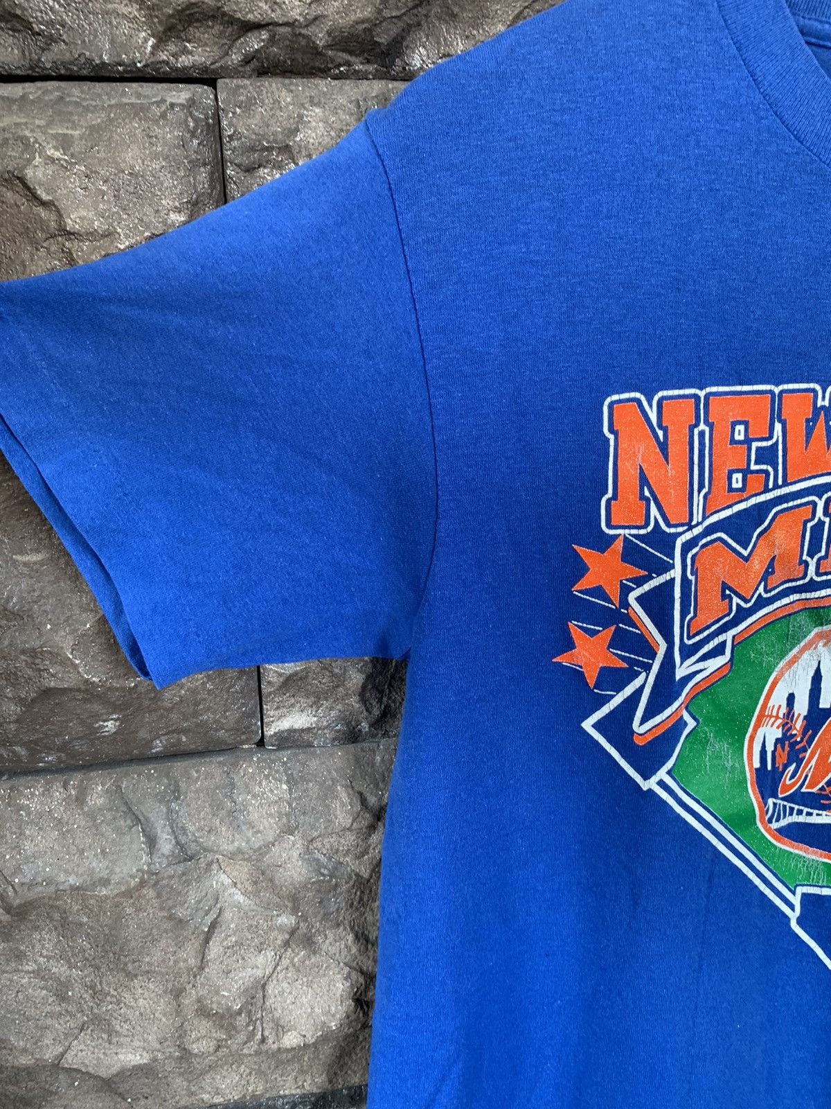 MLB × Vintage Vintage 80s New York Mets MLB Team T shirt Size US M / EU 48-50 / 2 - 4 Thumbnail