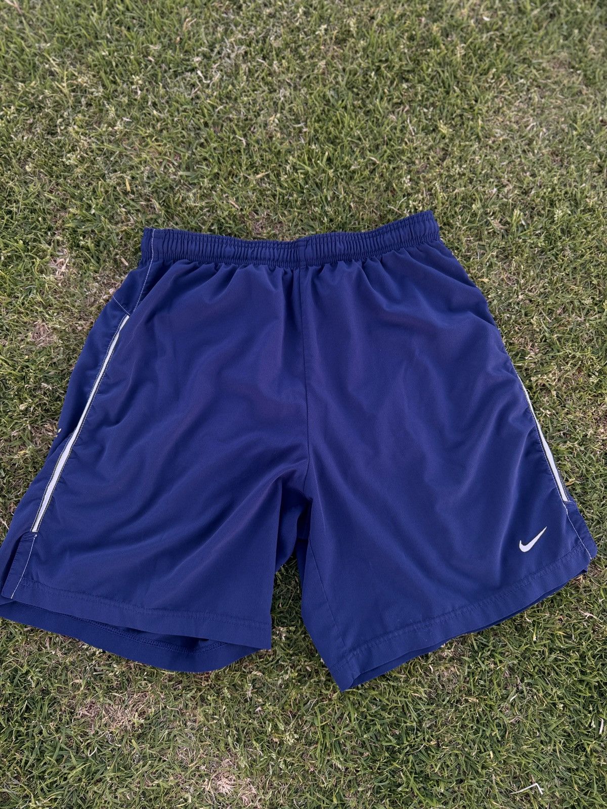 Nike Nike Blue Athletic Performance Shorts Size US 32 / EU 48 - 1 Thumbnail