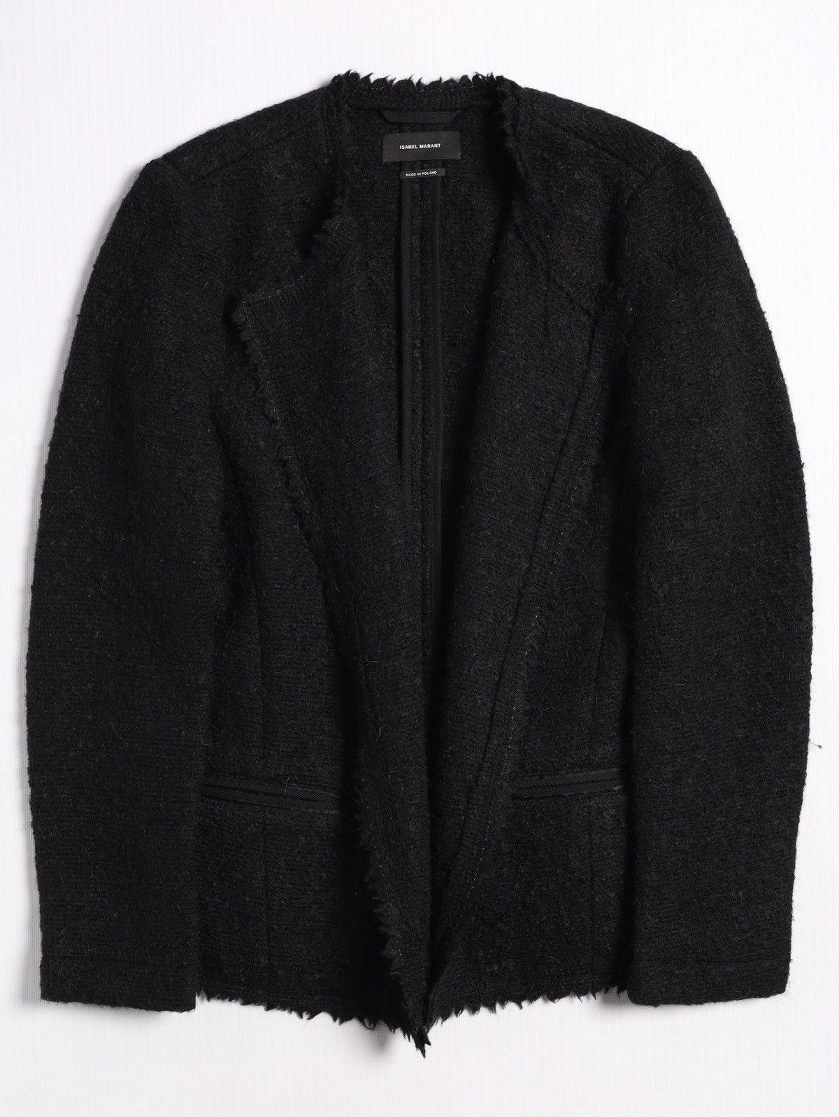 Isabel Marant Isabel Marant Mohair Wool Blazer Jacket Black Size S / US 4 / IT 40 - 1 Thumbnail
