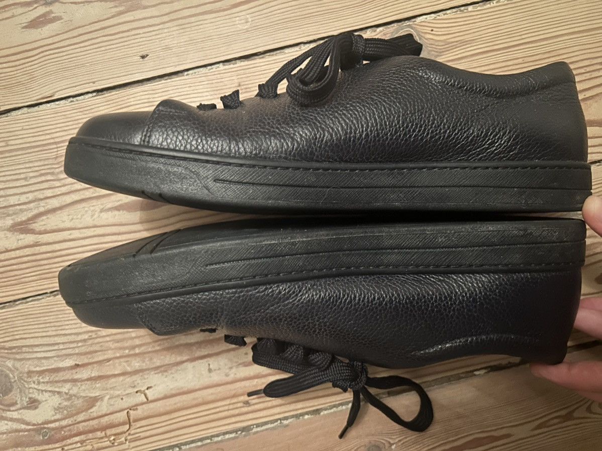 Prada Prada Leather Low-Top Navy Shoes EU45/US11.5/UK10.5 Size US 11.5 / EU 44-45 - 3 Thumbnail