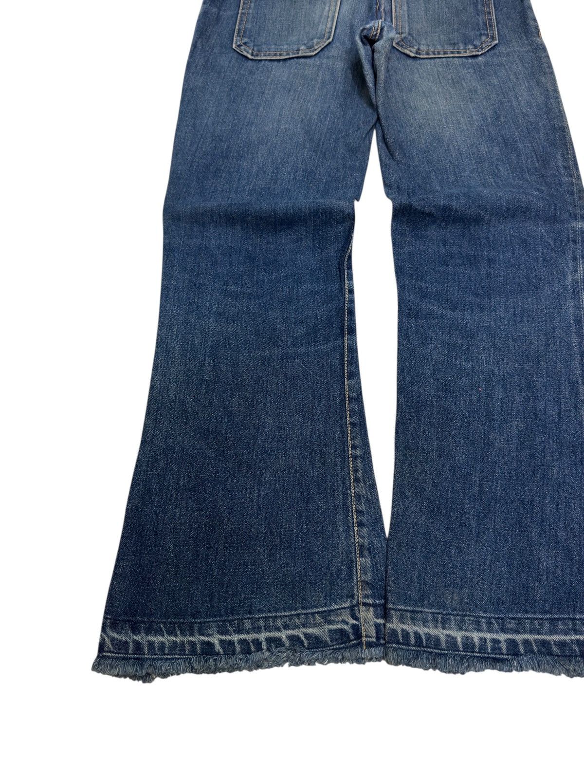 Hysteric Glamour Mc Campbell Release Hem Flare Denim Shorter Inseam Fit Size US 30 / EU 46 - 15 Thumbnail