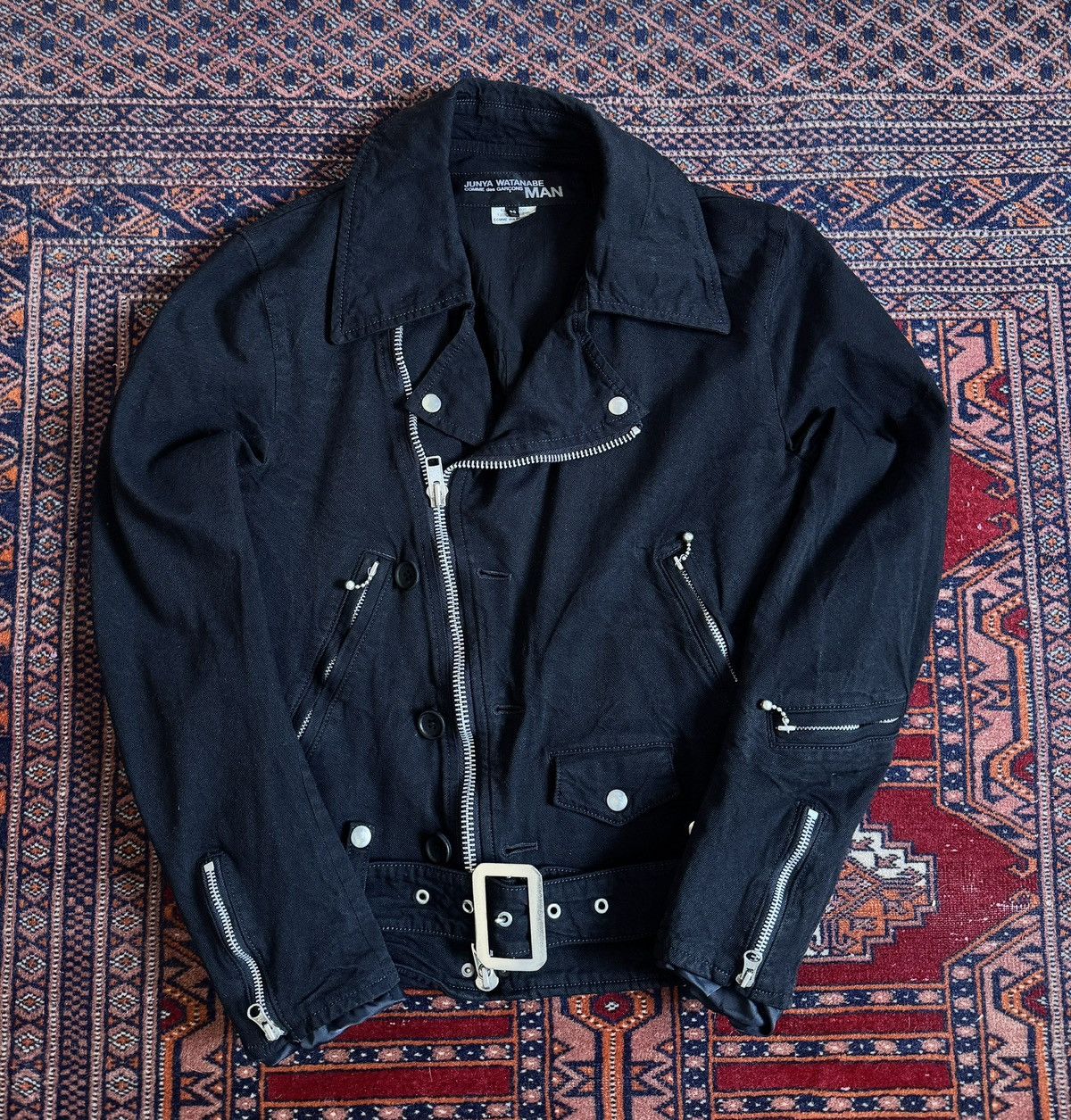 Junya Watanabe comme des garcons junya watanabe man biker jacket Size US S / EU 44-46 / 1 - 5 Thumbnail