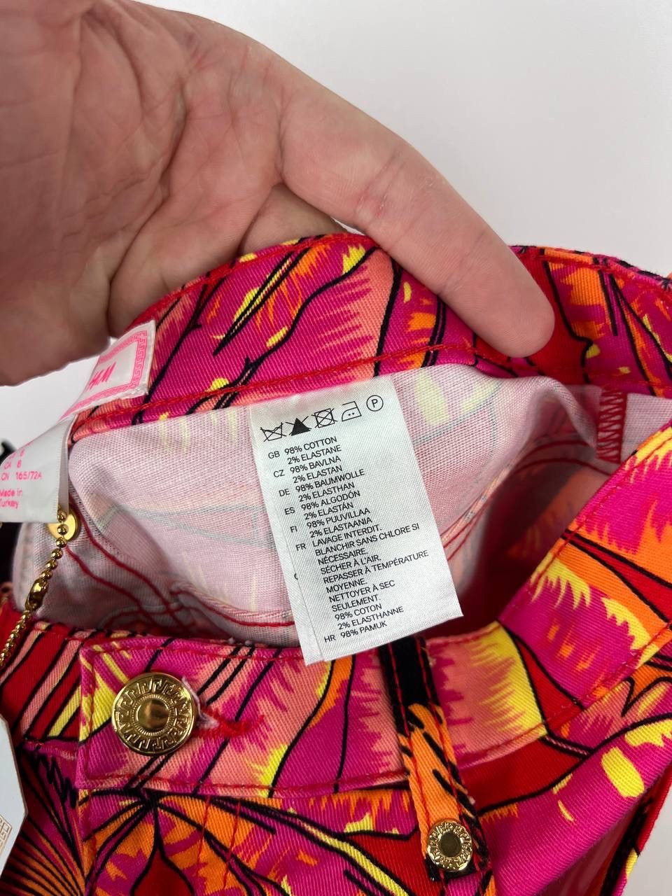 H&M × Versace Versace H&M flower luxury pant size US 8 Size 30" / US 8 / IT 44 - 4 Thumbnail
