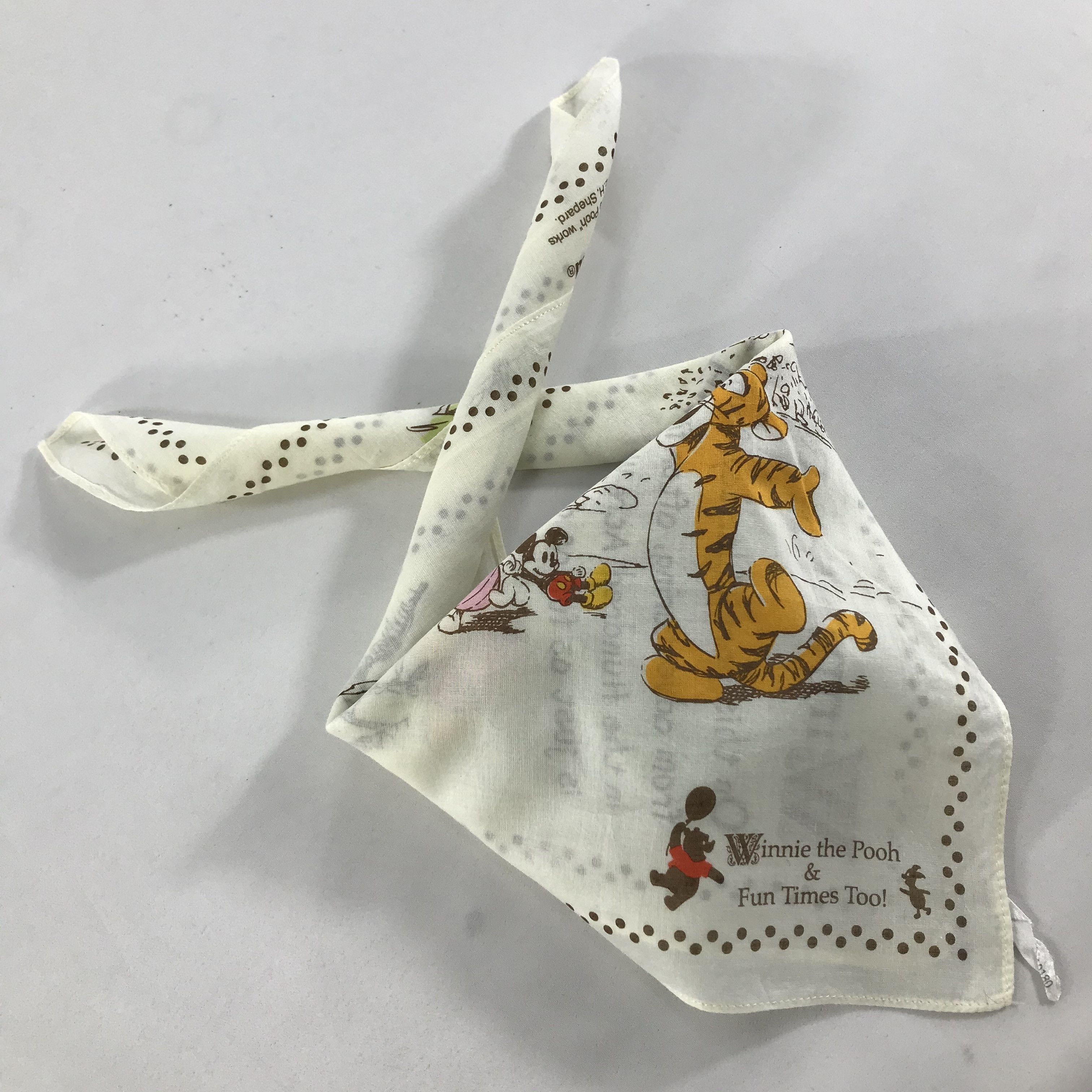 Disney × Vintage Disney Bandana / Handkerchief / Neckerchief - S1819 Size ONE SIZE - 4 Thumbnail