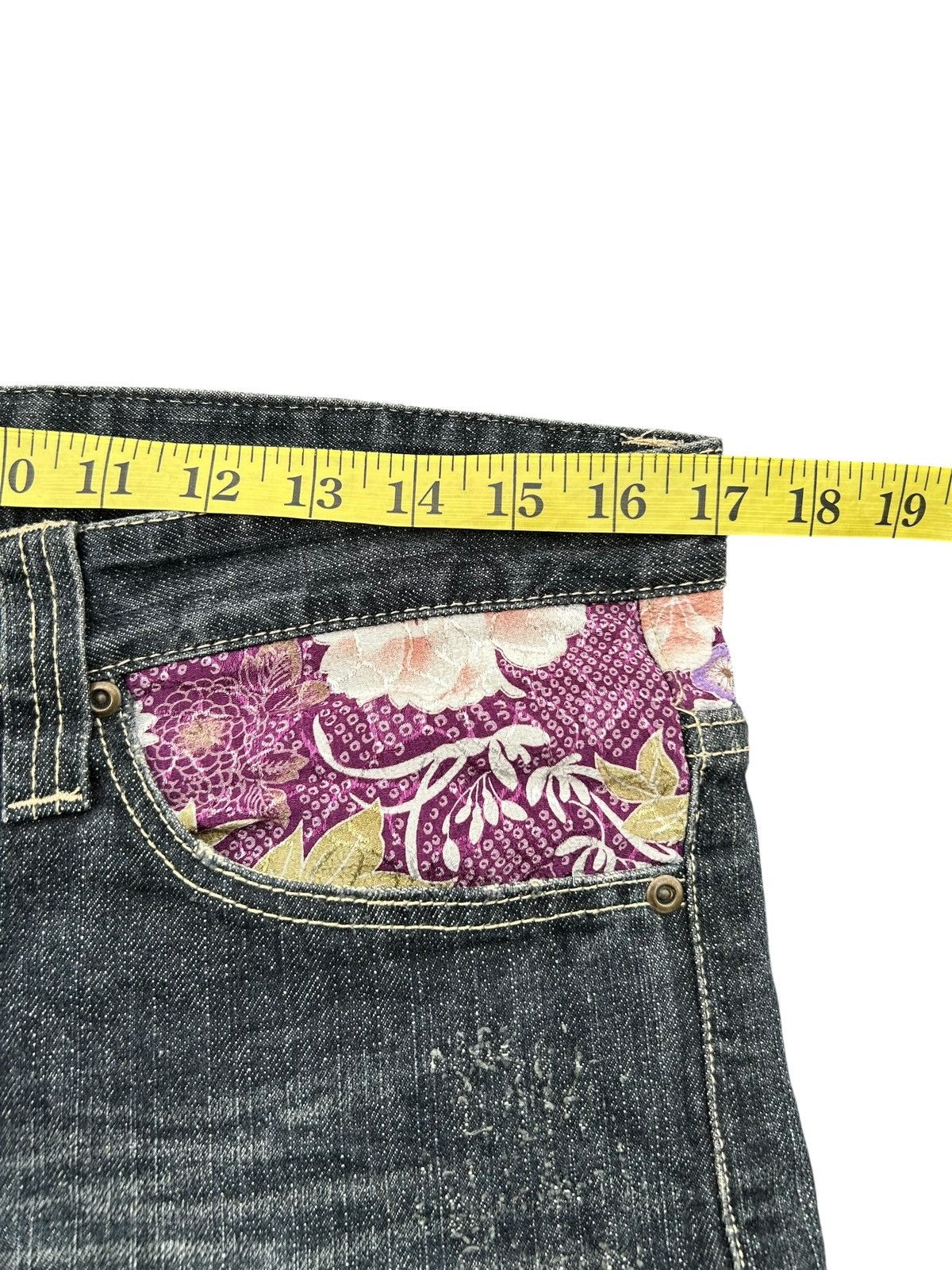 Japanese Brand × Kapital × Vintage Karakuri Tamashii Inspired Japanese GUMU Denim Jeans Rare ☠️ Size US 34 / EU 50 - 15 Thumbnail