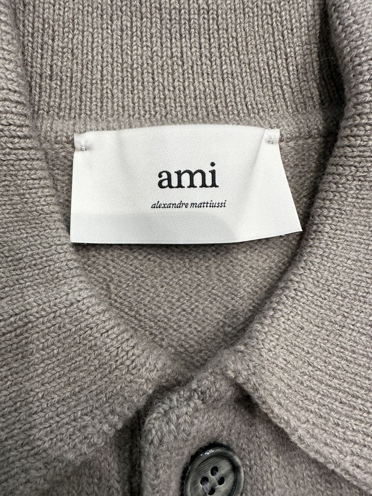 AMI AMI - ADC Crewneck Polo Ash Size US L / EU 52-54 / 3 - 2 Thumbnail