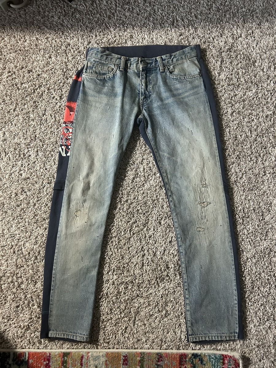 Japanese Brand × Undercover 2011 UNDERCOVER HYBRID UNDERMAN DENIM Size US 29 - 1 Thumbnail