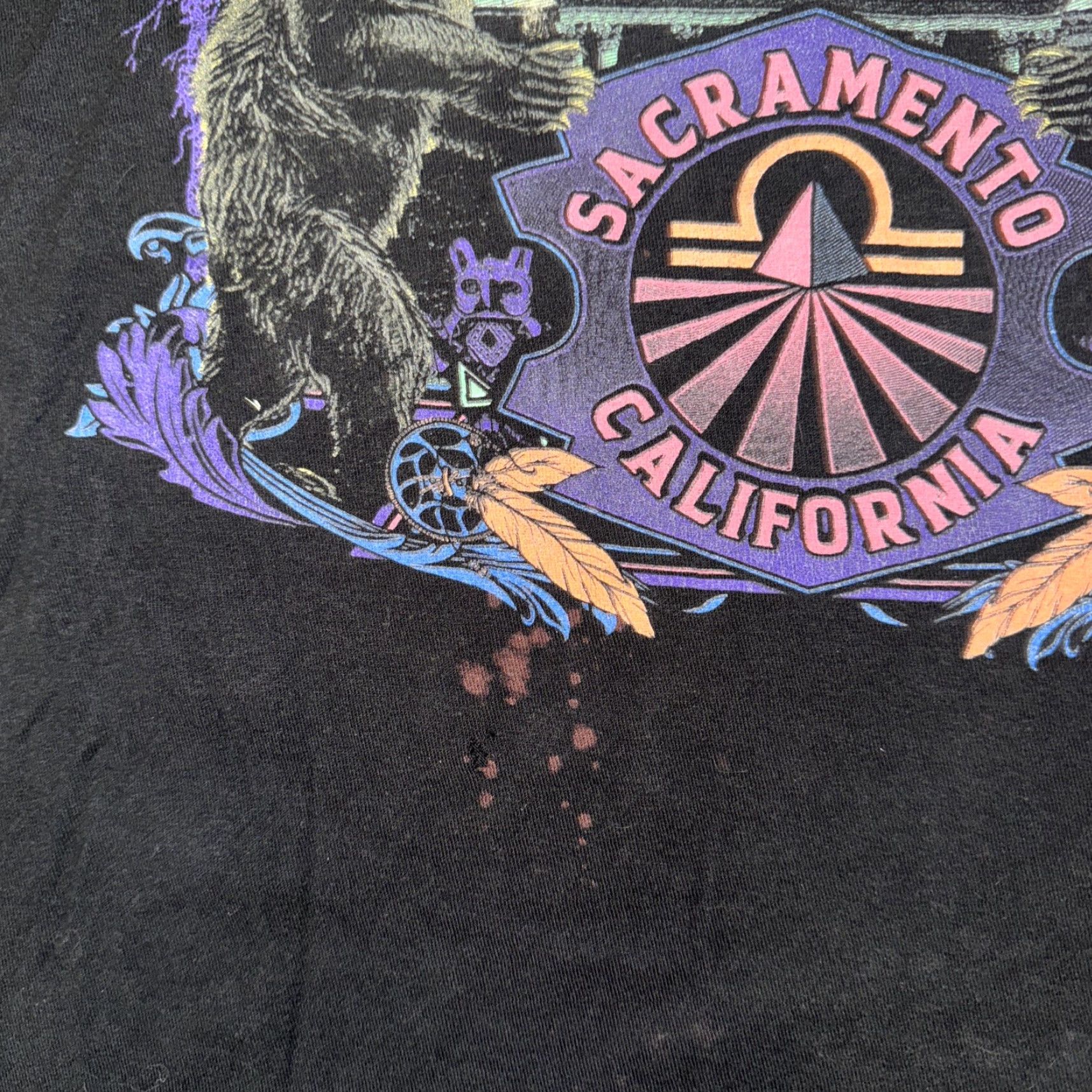 Vintage VINTAGE 2021 AfterShock Concert T-Shirt Black XL Metallica Misfits Cypress Hill Men's T-Shirt XL Black Bands Concert Memorabilia Size US XL / EU 56 / 4 - 2 Thumbnail
