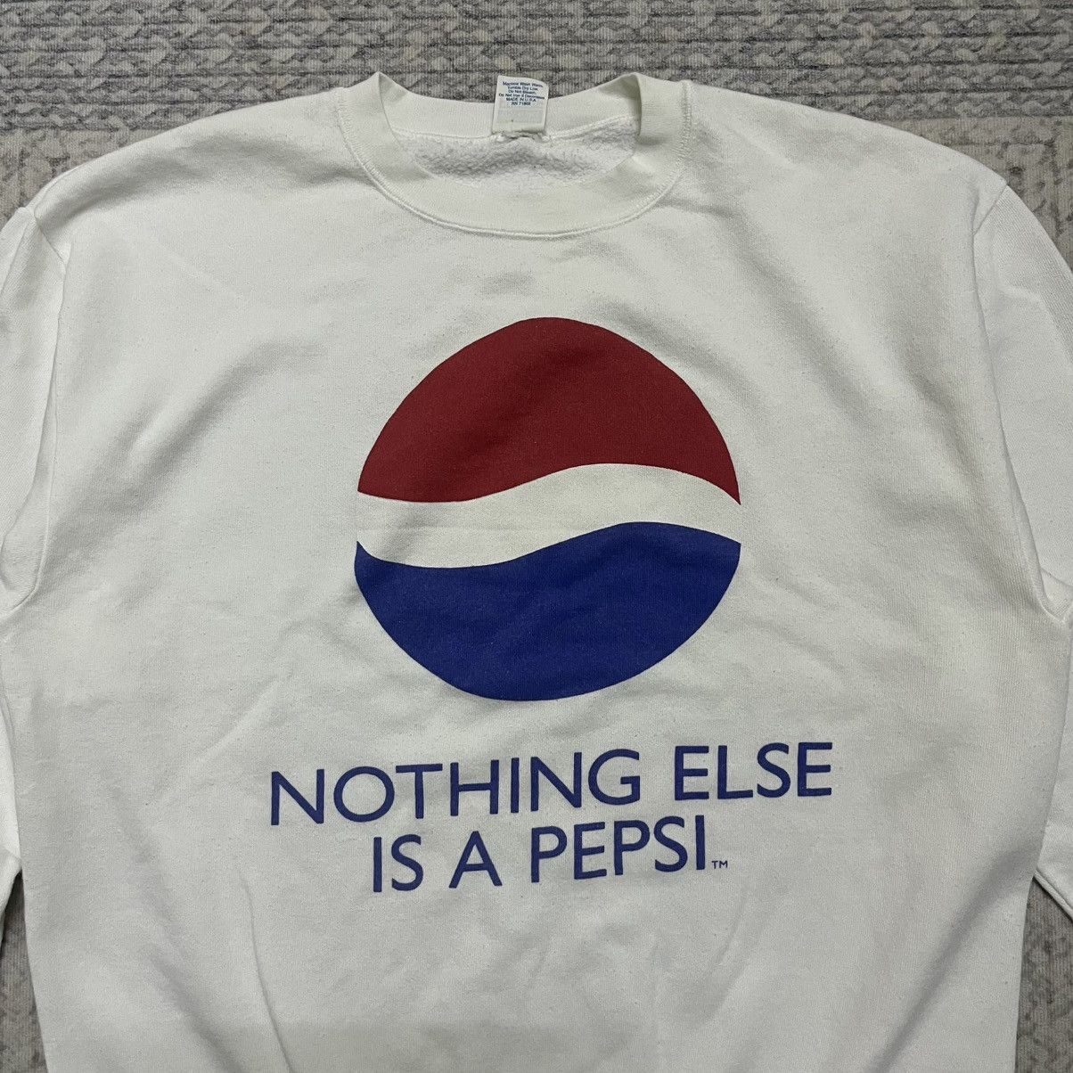 Pepsi Rare Vintage Pepsi ‘Nothing Else is a Pepsi’ Sweatshirt Size US L / EU 52-54 / 3 - 3 Thumbnail