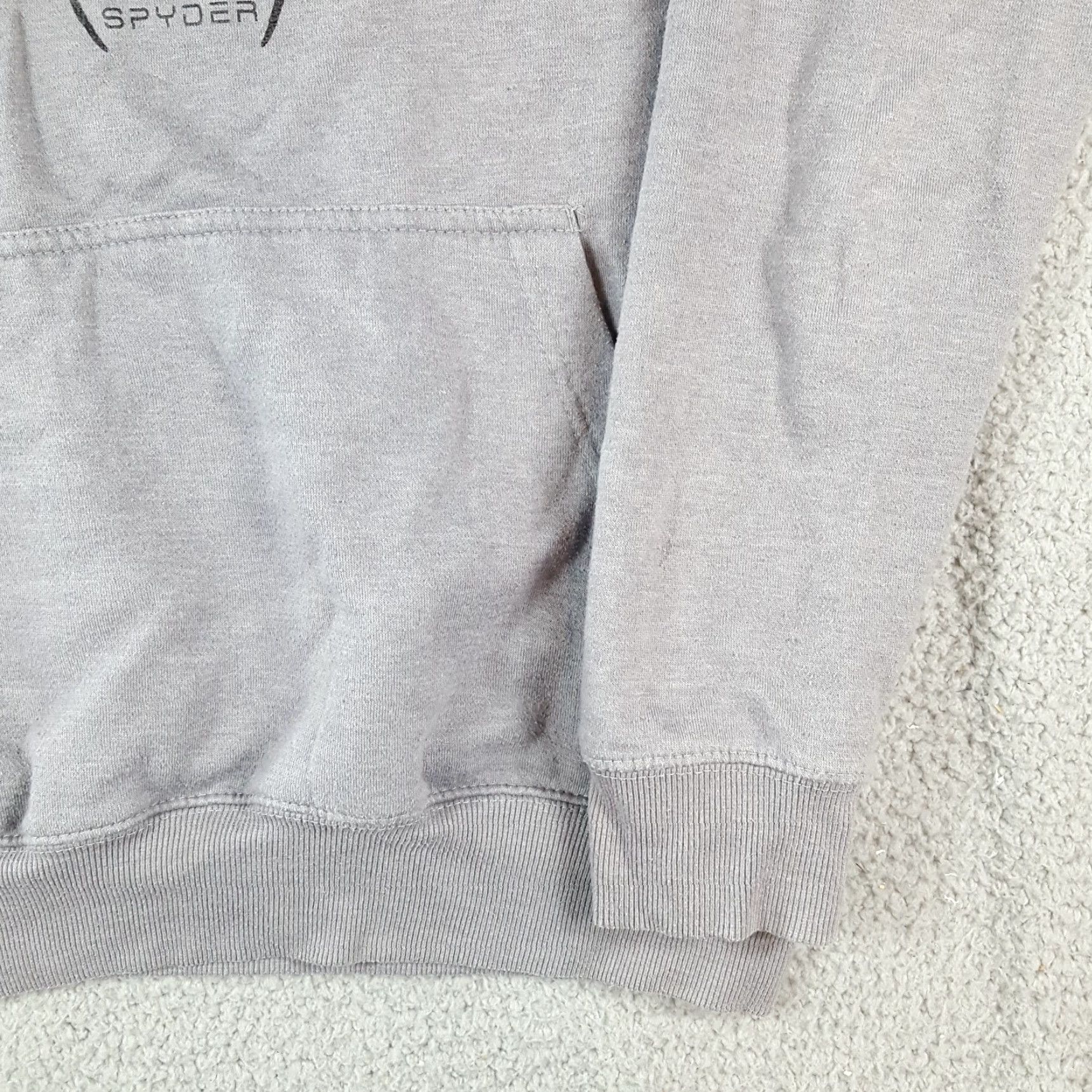 Spyder VINTAGE Spyder Hoodie Men's Size M Gray Pullover Sweatshirt Logo Outerwear Size US M / EU 48-50 / 2 - 5 Thumbnail