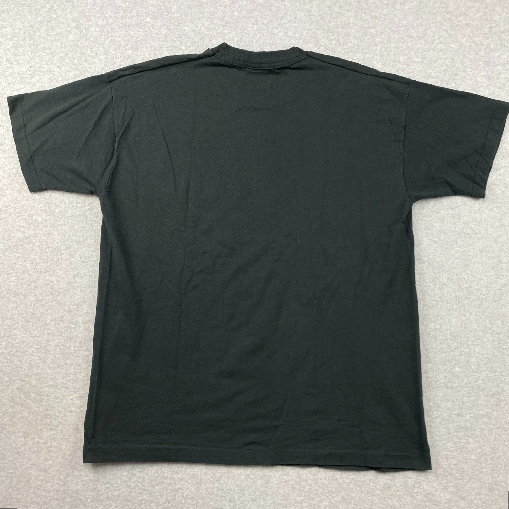 Fruit Of The Loom VTG Fruit of the Loom Single Stitch Shirt Mens XL Black Short Sleeve USA 1995 Size US XL / EU 56 / 4 - 5 Thumbnail