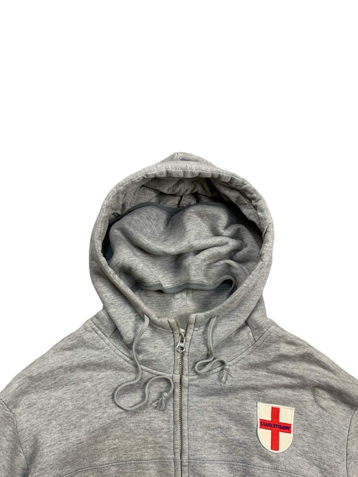 GmbH 2009 Loopwheeler X GmbH - Hooligan Masked Zip Hoodie Size US L / EU 52-54 / 3 - 10 Thumbnail