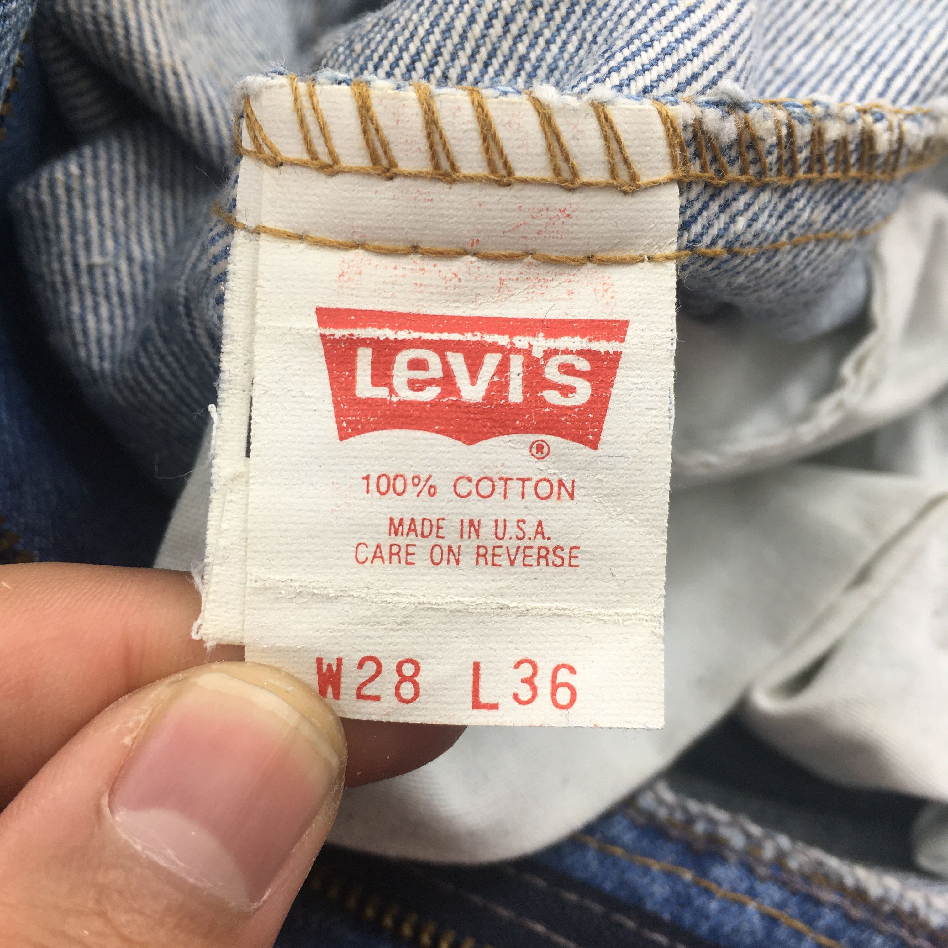 Levi's Size 25x34 Vintage 90s Levi's 505 Faded Blue Jeans S224 Size 25" / US 0 / IT 36 - 13 Thumbnail