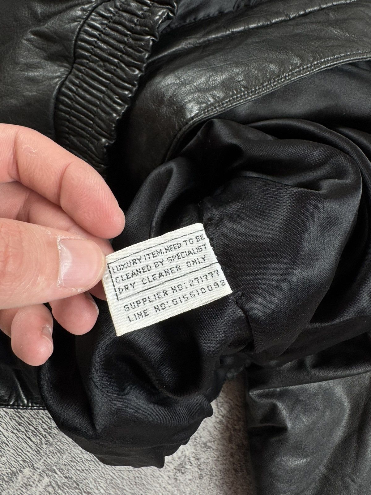 Genuine Leather Principles Collection Bomber Korea Large Y2K Jacket Coat Size US L / EU 52-54 / 3 - 16 Thumbnail