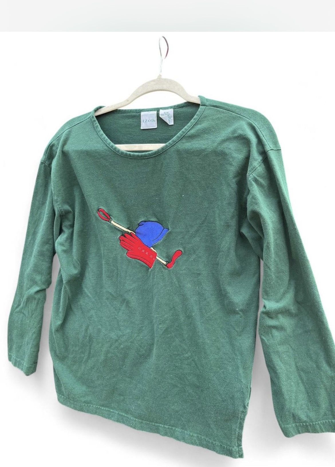 Other Vintage IZOD Golf Graphic Long Sleeve Shirt | Men's Medium Size US M / EU 48-50 / 2 - 2 Thumbnail