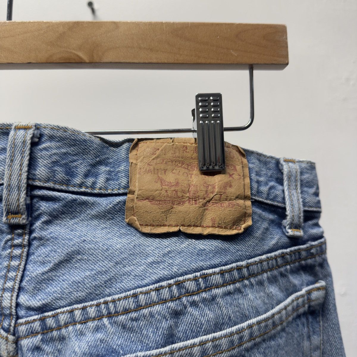 Levi's Vintage 80s Levi's 501 Jeans Faded Wash ERD Grunge Chrome Size US 34 / EU 50 - 7 Thumbnail