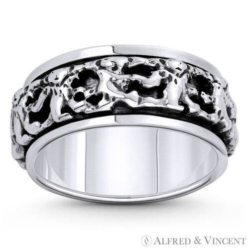 Other Teddy Bear Charm Wide Band Spinning Ring Size 9 Size ONE SIZE - 1 Preview
