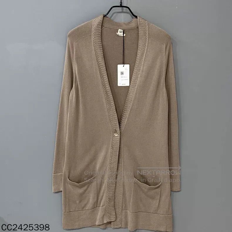 Hermes Hermes Oatmeal knit cardigan Size XS / US 0-2 / IT 36-38 - 1 Thumbnail