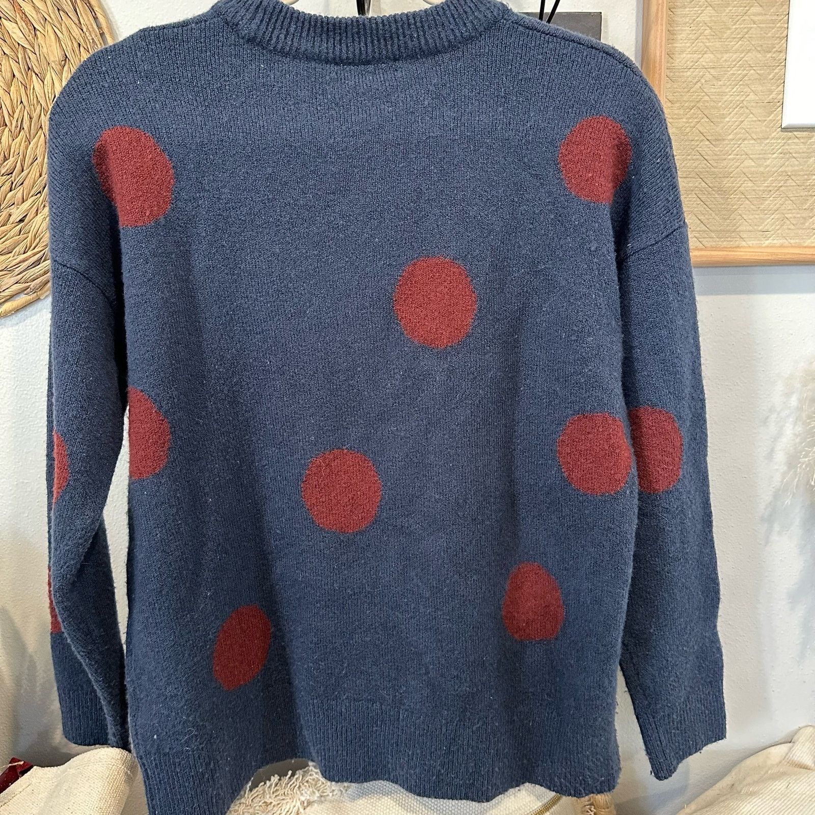 Madewell Madewell Dot Graystone Pullover Sweater - sz S Size S / US 4 / IT 40 - 5 Thumbnail