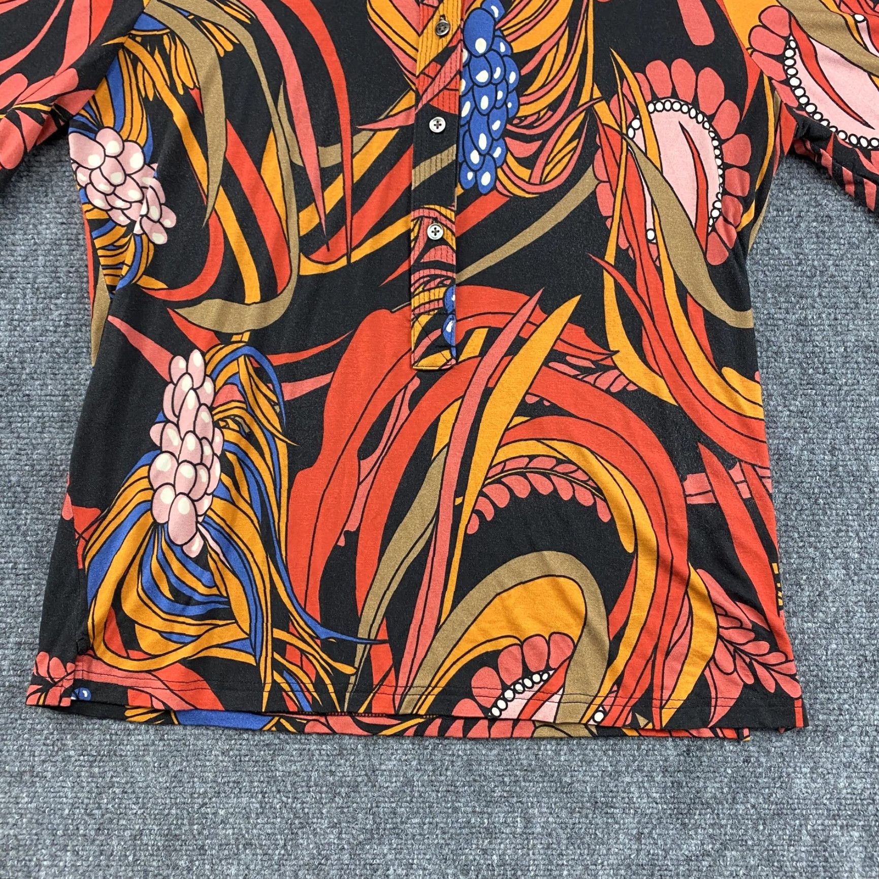 Vintage VINTAGE La Prestic Ouiston Polo Shirt Womens 0 Floral Print Lauren SS22WSH11B Size XS / US 0-2 / IT 36-38 - 4 Thumbnail