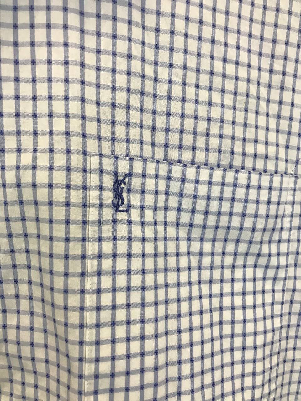 Yves Saint Laurent YSL Yves Saint Laurent vintage designer logo shirt Size US XL / EU 56 / 4 - 3 Thumbnail