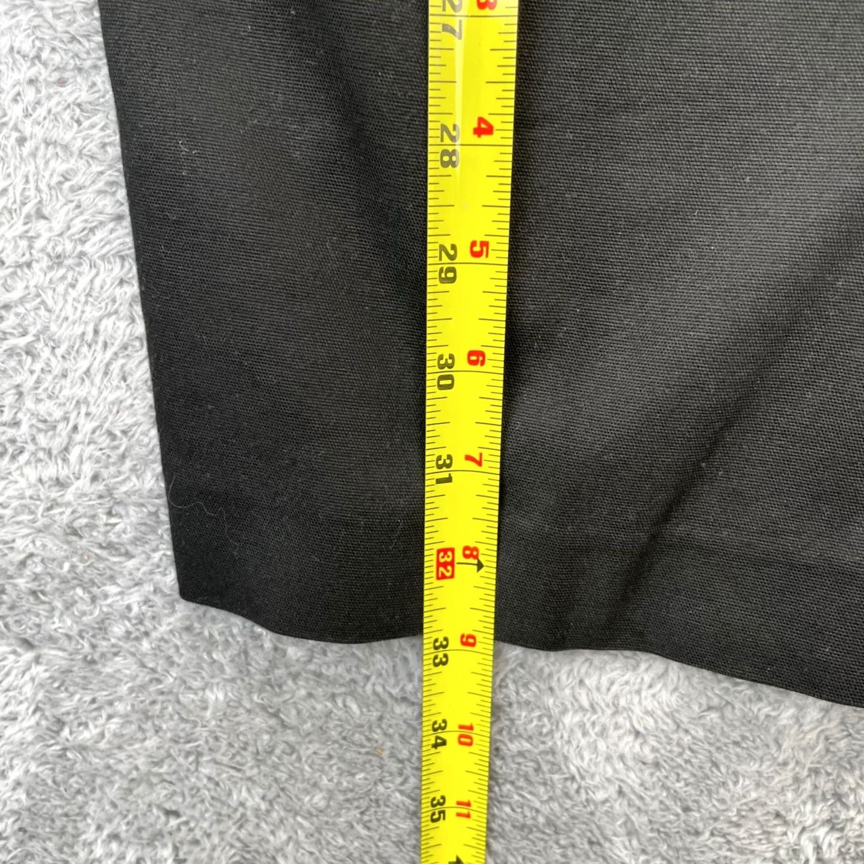Talbots Talbots Pants Womens 12P Black Capri Cotton Stretch Cropped Straight Leg Capris Size 24" / US 00 / IT 34 - 6 Thumbnail