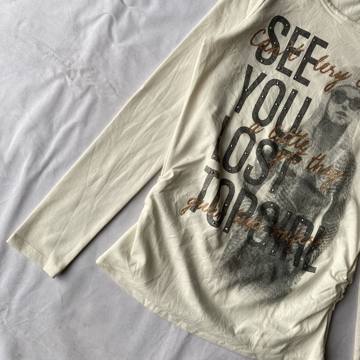 Hysteric Glamour × If Six Was Nine × Japanese Brand See You Lost TopGirl Poem Hysteric Glamour Style Tees Size S / US 4 / IT 40 - 5 Thumbnail