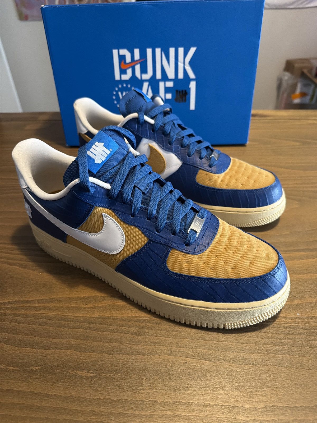 Nike × Undefeated Nike X Undefeated AF1 5 on it Size US 12.5 / EU 45-46 - 1 Thumbnail