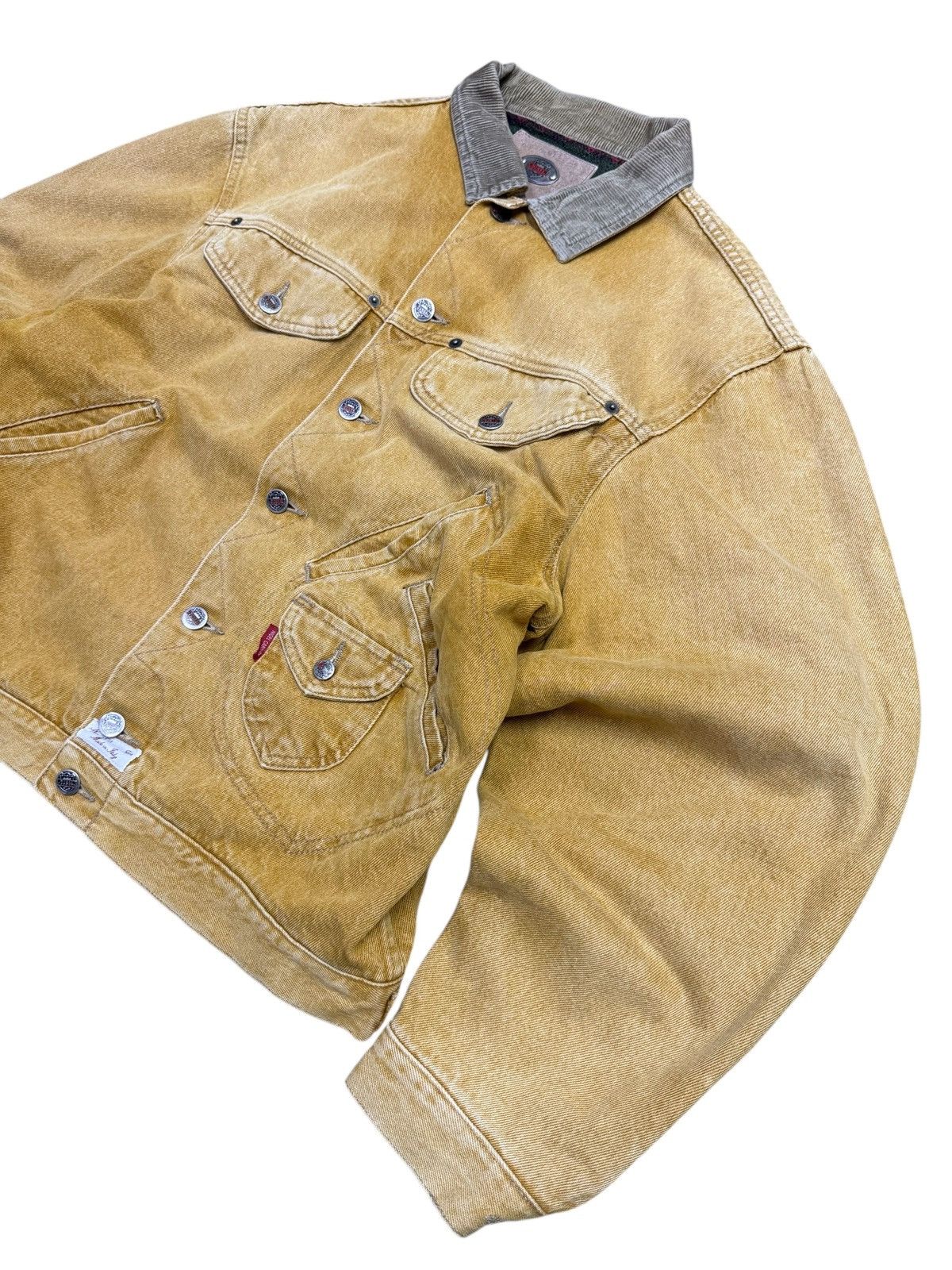 Nigel Cabourn Vintage 80s Nigel Cabourn Blanket Trucker Jacket Size US L / EU 52-54 / 3 - 2 Thumbnail