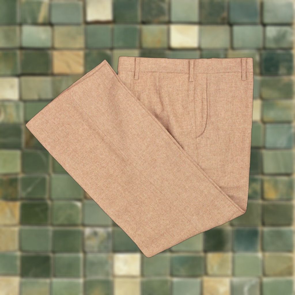Levi's VINTAGE Levi's Pants 70s 1970s Beige Polyester Wool Blend 34x30 Disco NOS Mens" Size US 34 / EU 50 - 1 Thumbnail