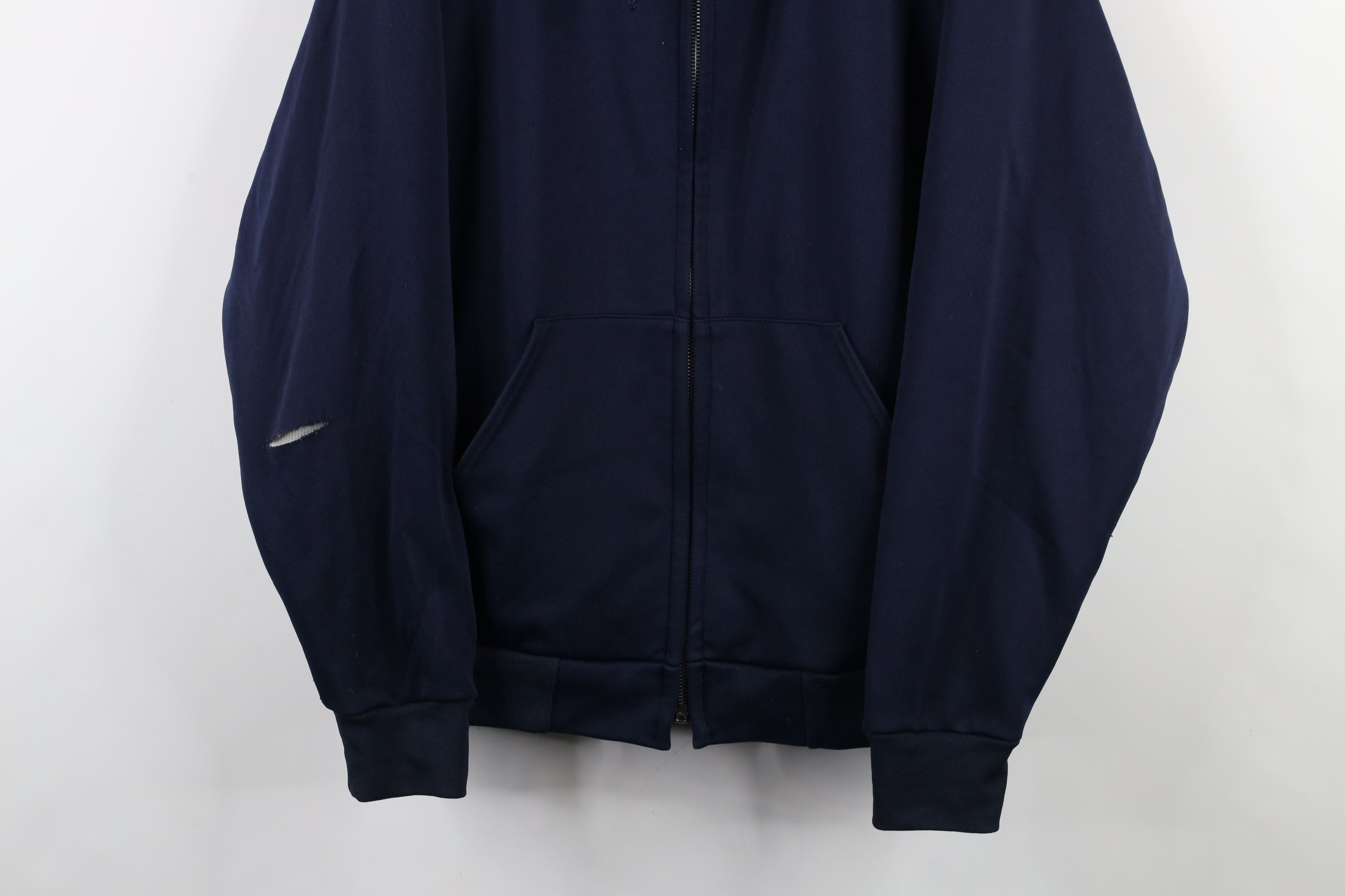 Vintage Vintage 70s 80s Streetwear Knit Lined Full Zip Hoodie USA Size US XXL / EU 58 / 5 - 3 Thumbnail