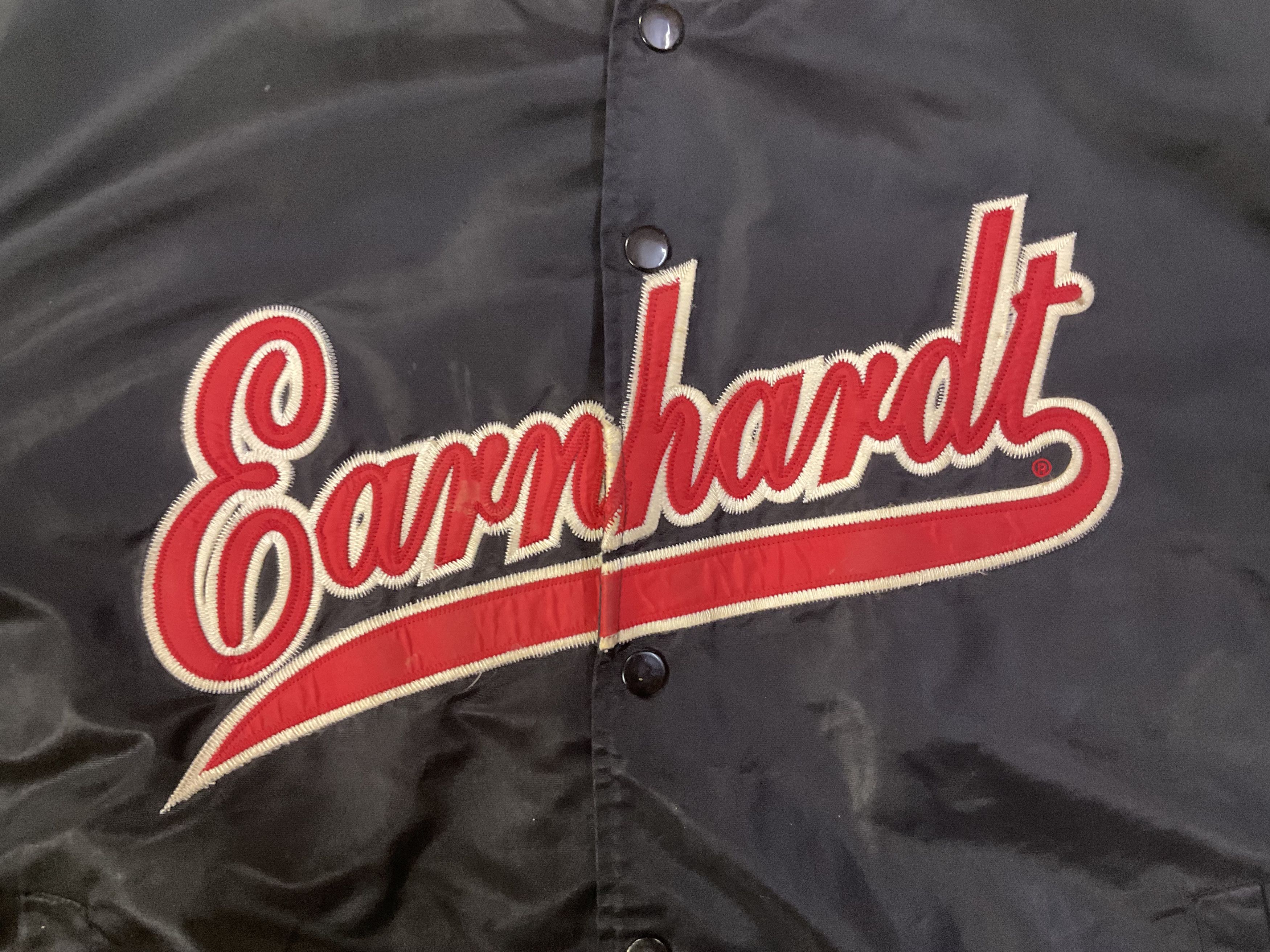 Daytona Vintage 90s Nascar Dale Earnhardt Racing Satin Bomber Jacket Size US L / EU 52-54 / 3 - 3 Thumbnail
