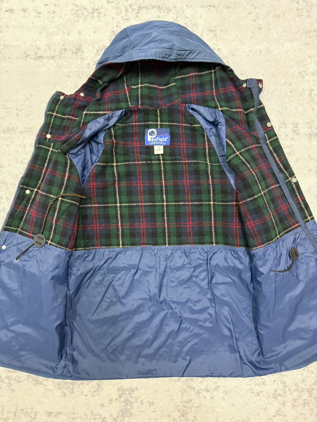 Penfield Vintage Penfield Wool Chekered Lined Ultility Nylon Jacket Size US L / EU 52-54 / 3 - 9 Thumbnail