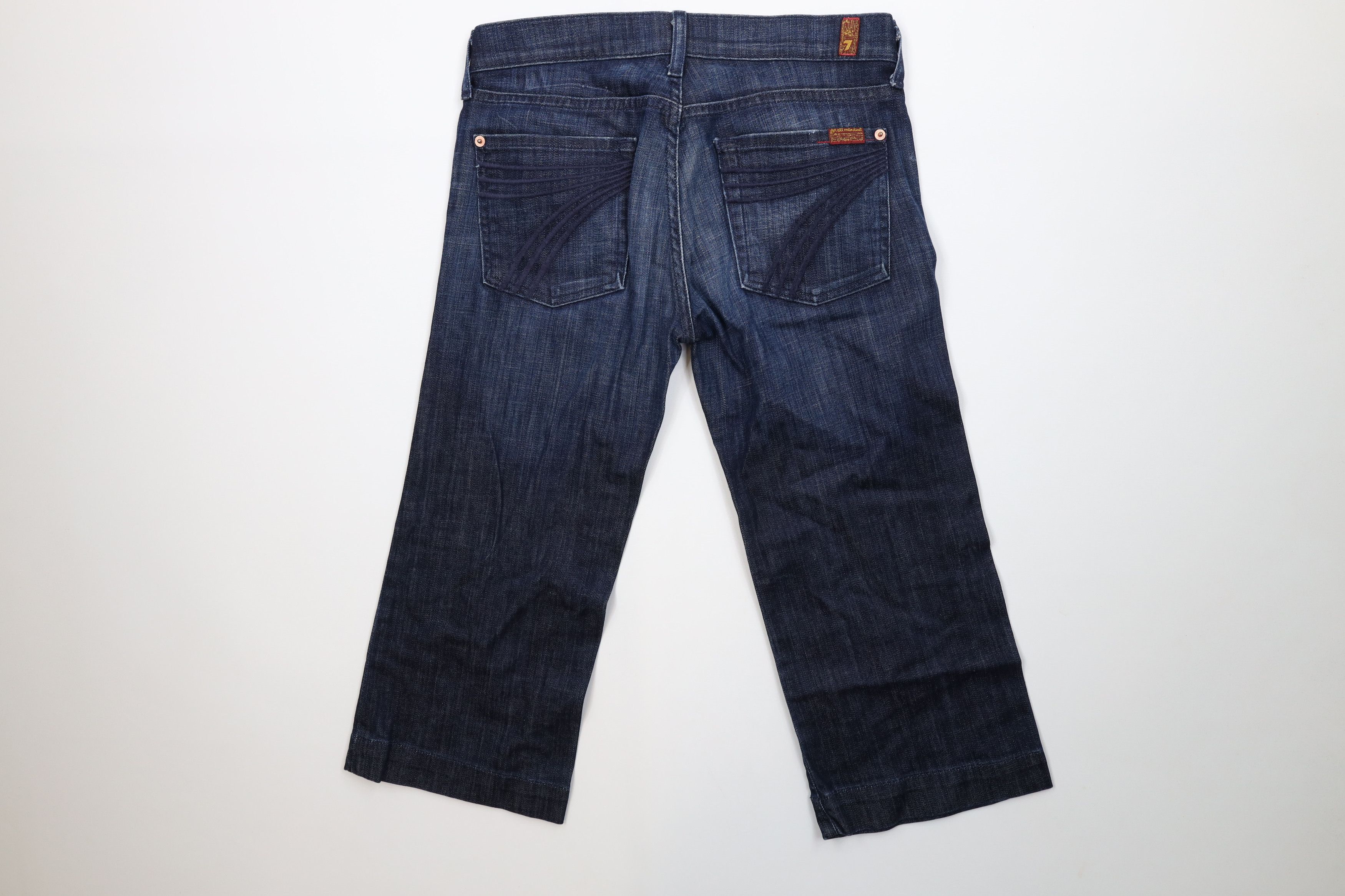 7 For All Mankind 7 For All Mankind 7FAM Dojo Stretch Denim Capris Jeans USA Size 27" / US 4 / IT 40 - 8 Thumbnail