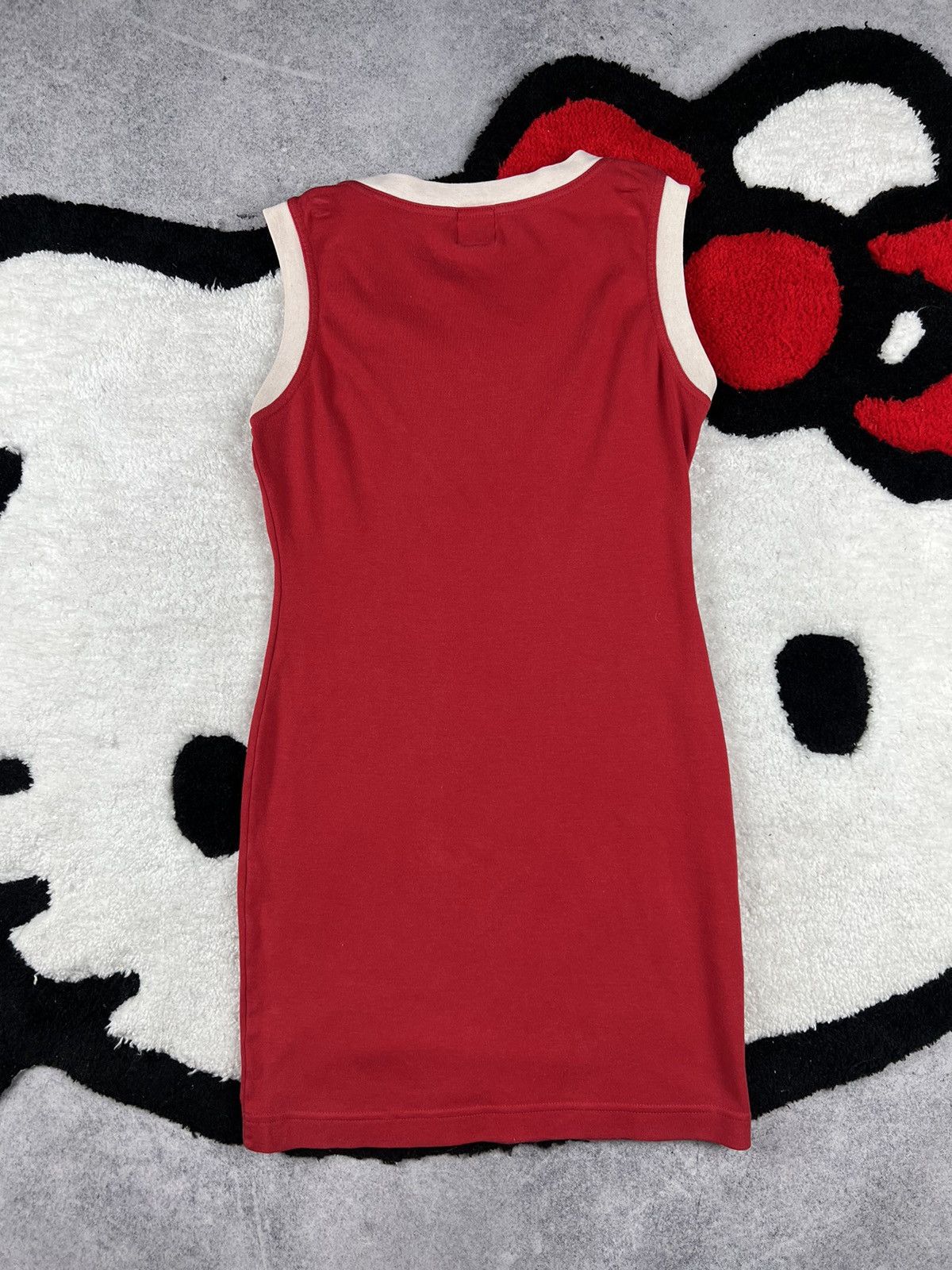 Moschino Y2K Vintage Moschino 90s Red Mini Dress Size M / US 6-8 / IT 42-44 - 9 Thumbnail