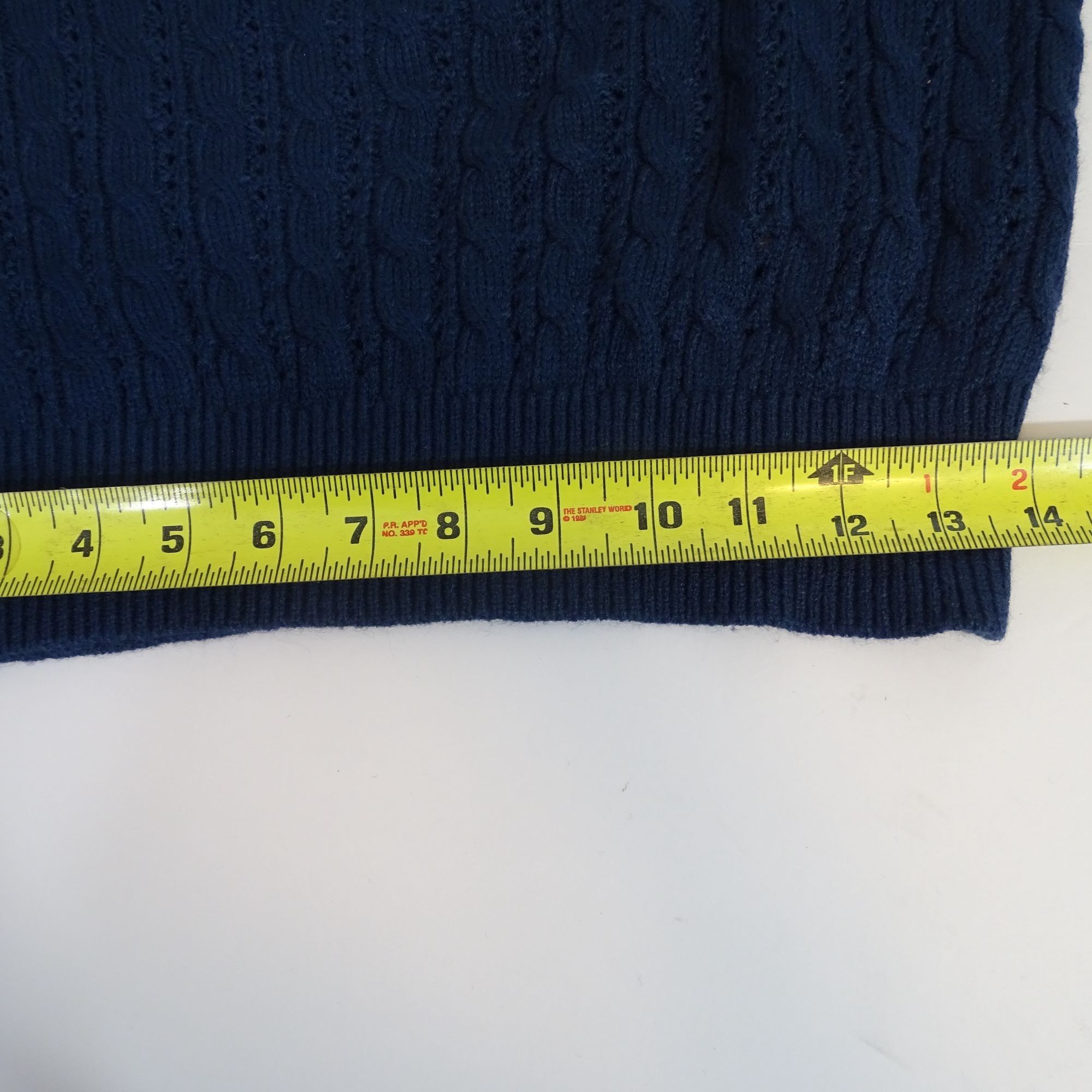 Other Dazy Women Navy Blue Cable Knit Pullover Sweater Size S Size S / US 4 / IT 40 - 9 Thumbnail