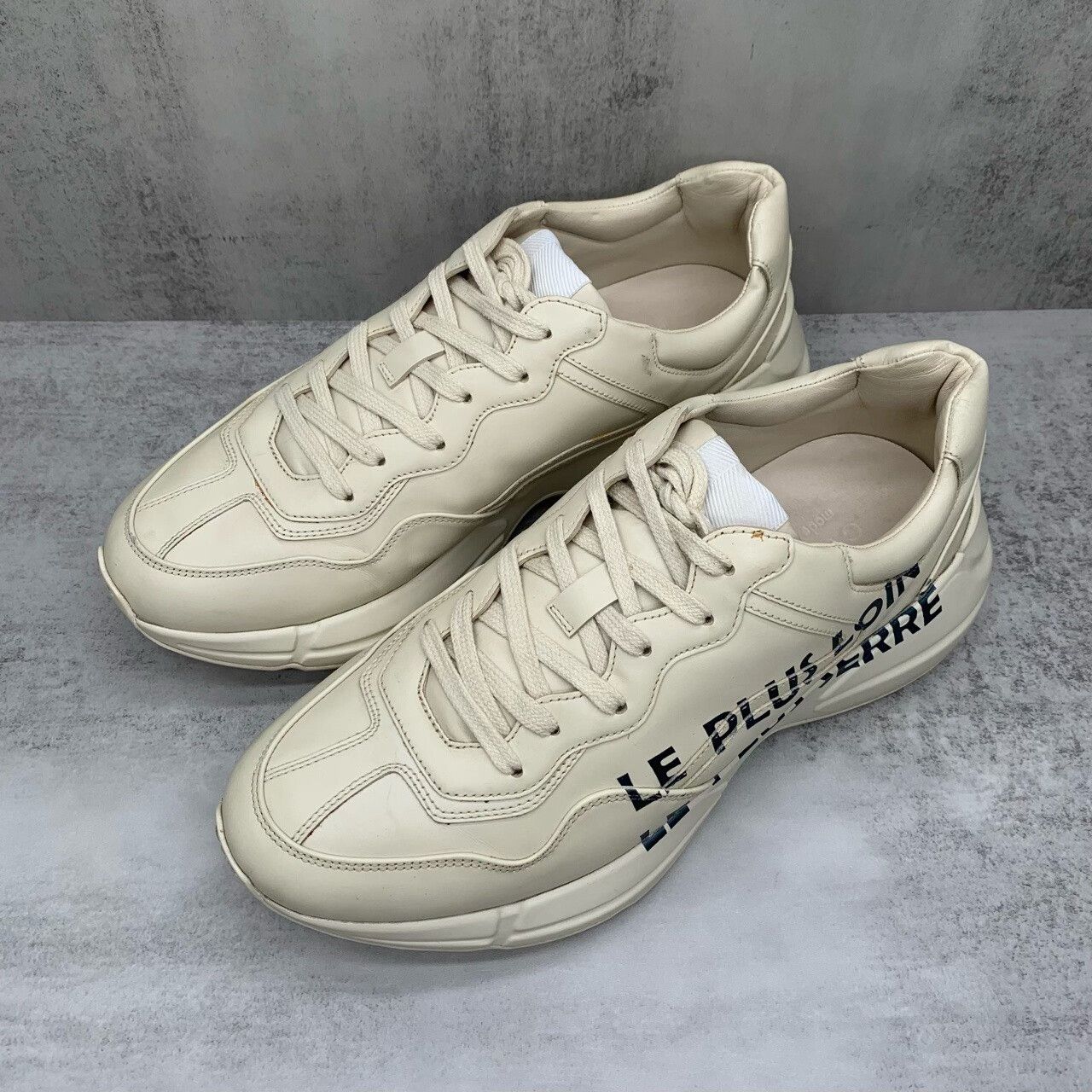 Gucci gucci anchor old dad shoes in beige Size US 7 / EU 40 - 1 Thumbnail