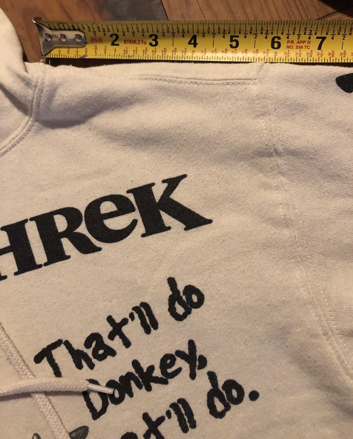 Vintage Vintage Y2K Original Shrek Promo Hoodie S/S Size US S / EU 44-46 / 1 - 8 Thumbnail