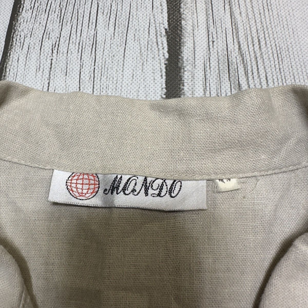 Vintage Vintage Mondo linen shirt Size US M / EU 48-50 / 2 - 4 Thumbnail