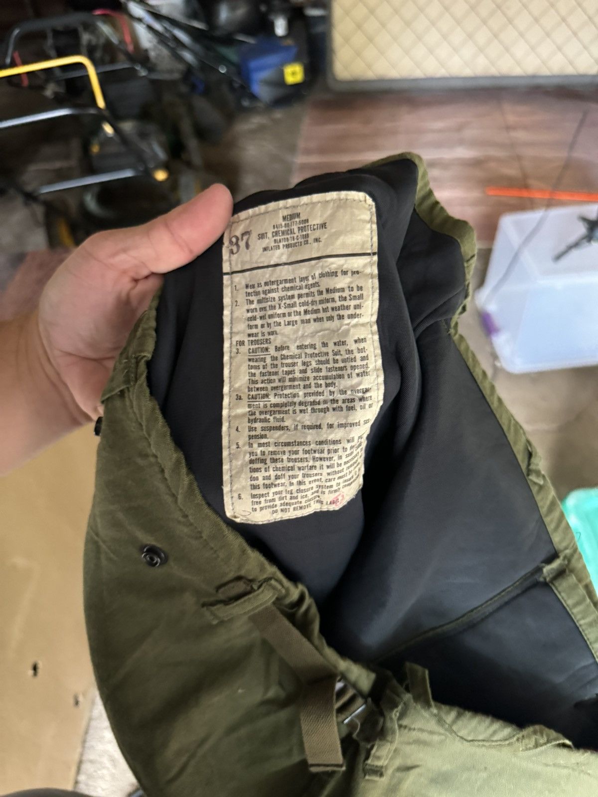 Japanese Brand × Vintage Vintage 70s Army Pants Size US 34 / EU 50 - 8 Thumbnail