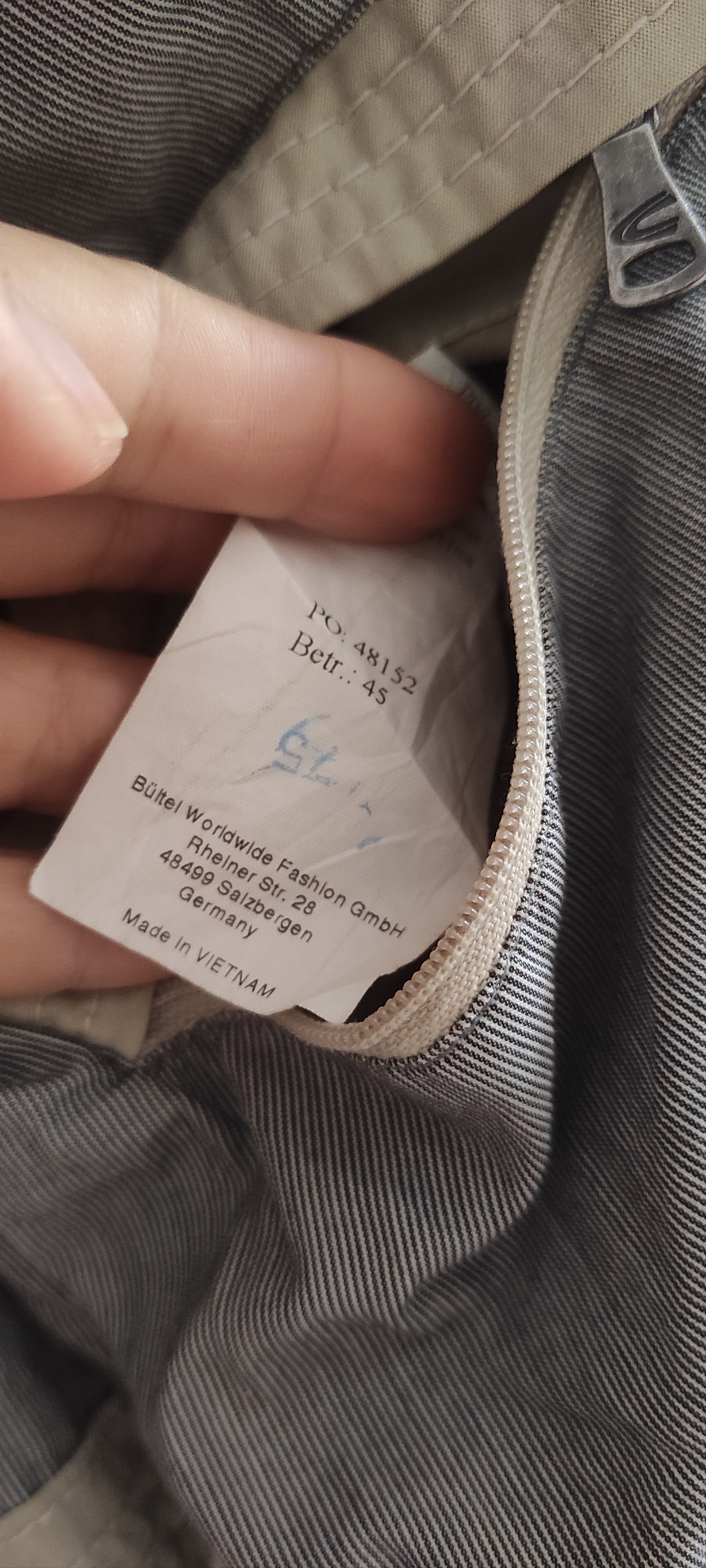 Camel × camel active Camel Active Men's Jacket Beige Cotton Full Zipper Pockets Size US M / EU 48-50 / 2 - 11 Thumbnail