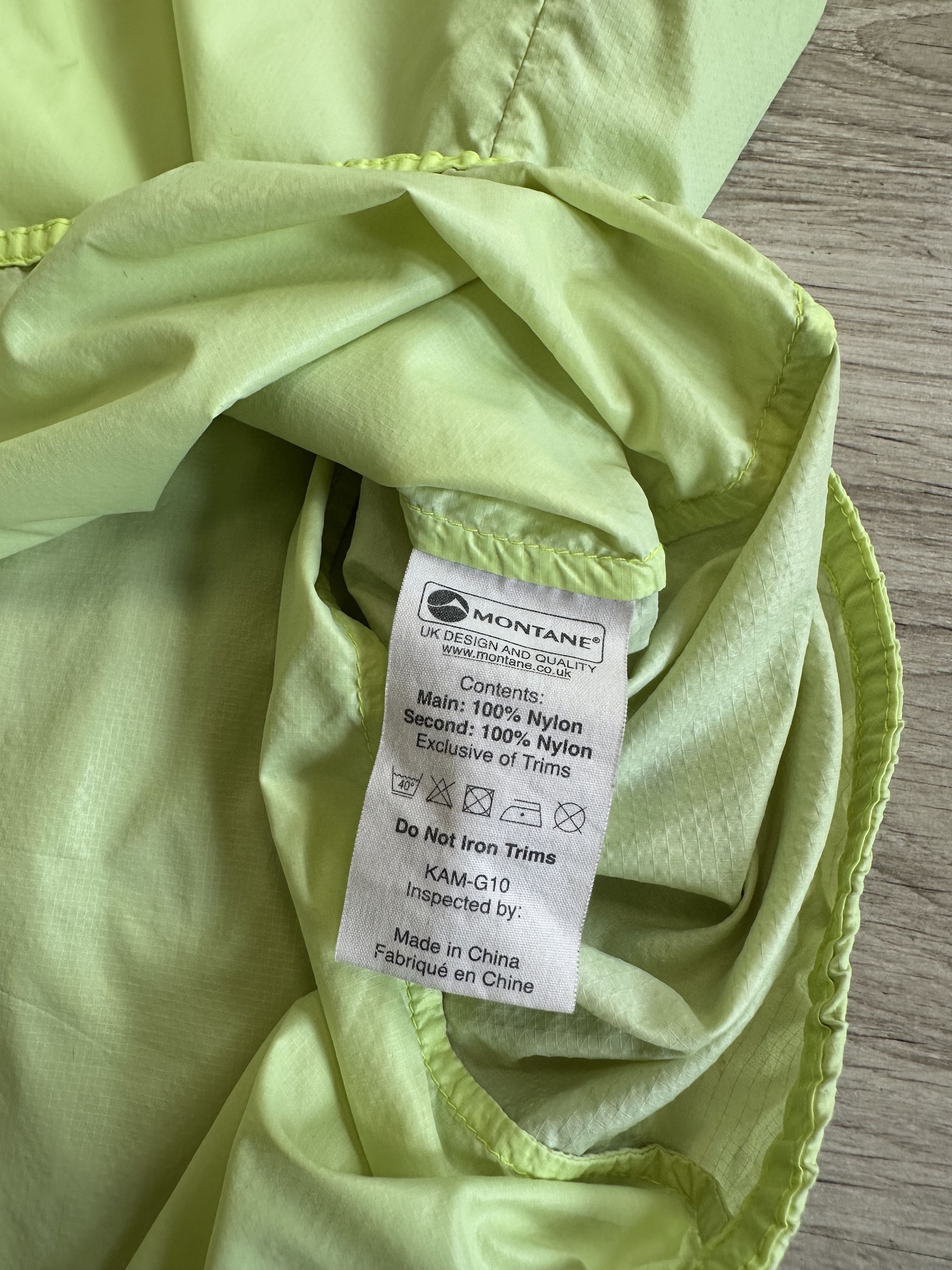 Montane Montan Pertex Nylon Windbreaker Jacket 6730AC Size US XL / EU 56 / 4 - 6 Thumbnail
