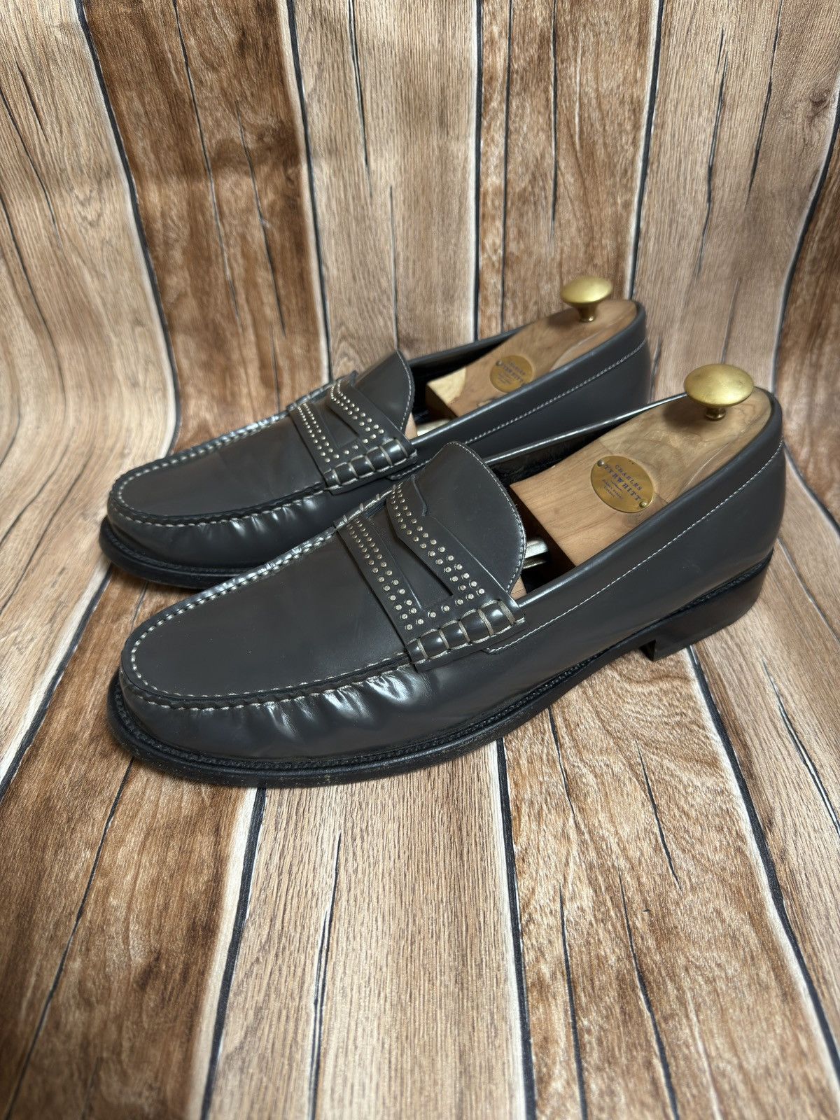 Saint Laurent Paris 🔥🔋fw13 studded Germain penny loafers Size US 10 / EU 43 - 15 Thumbnail