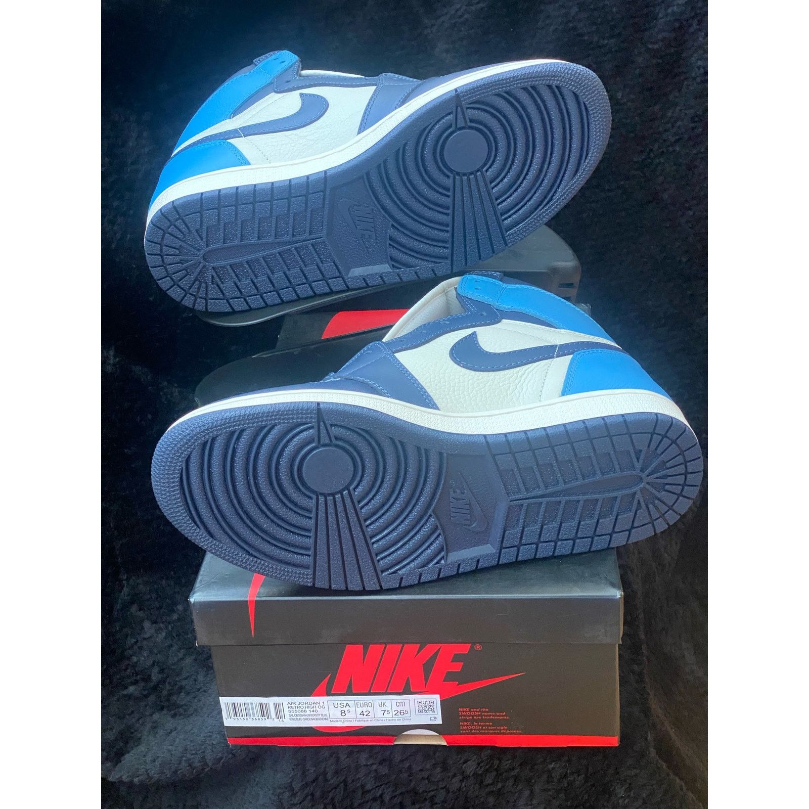 Nike Air Jordan 1 Retro High OG ‘Obsidian’ sz m8.5 w10 Size US 8.5 / EU 41-42 - 3 Thumbnail