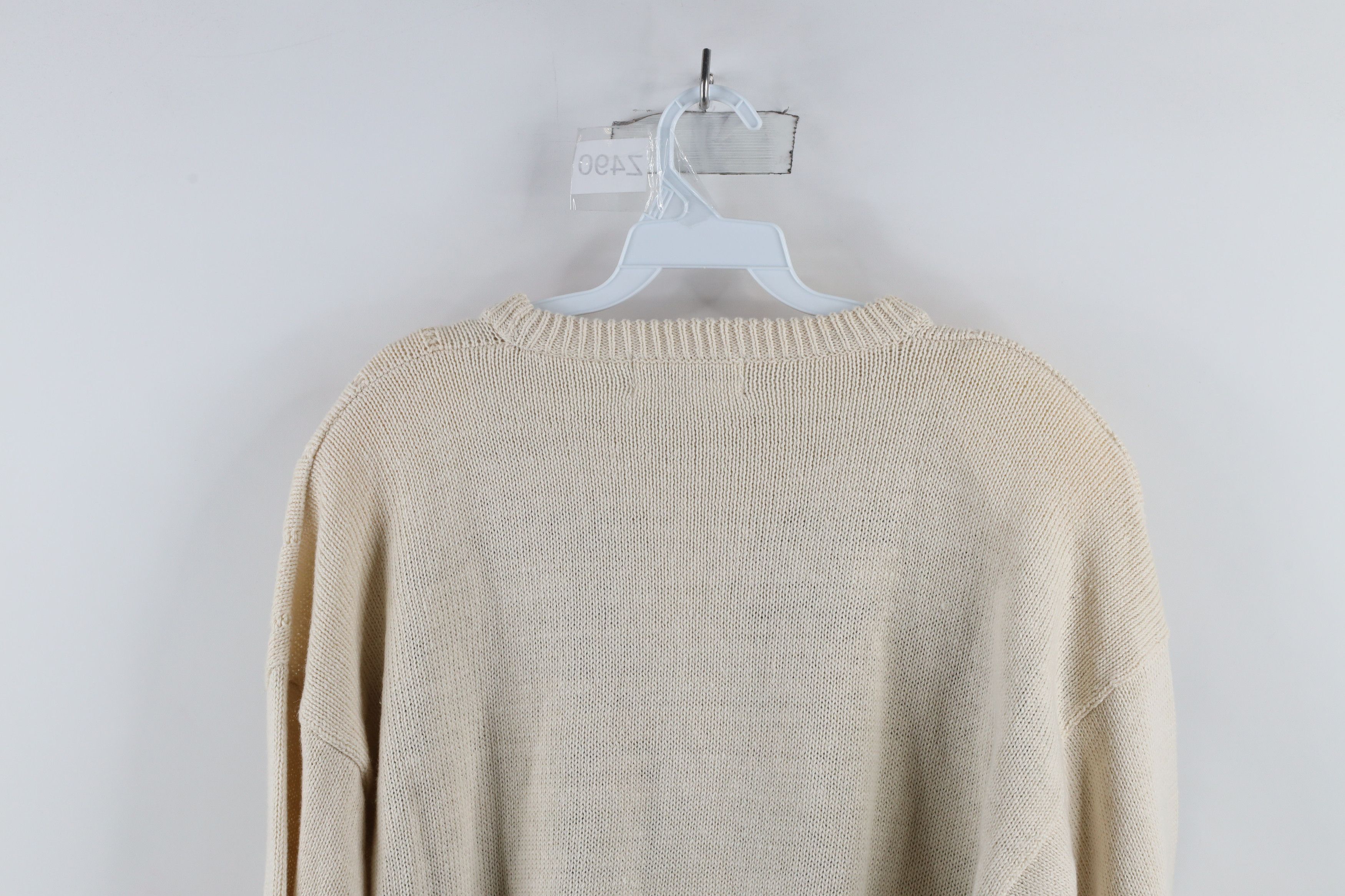 Vintage Deadstock Vintage 90s Coogi Style Patchwork Knit Sweater Size XL / US 12-14 / IT 48-50 - 8 Thumbnail