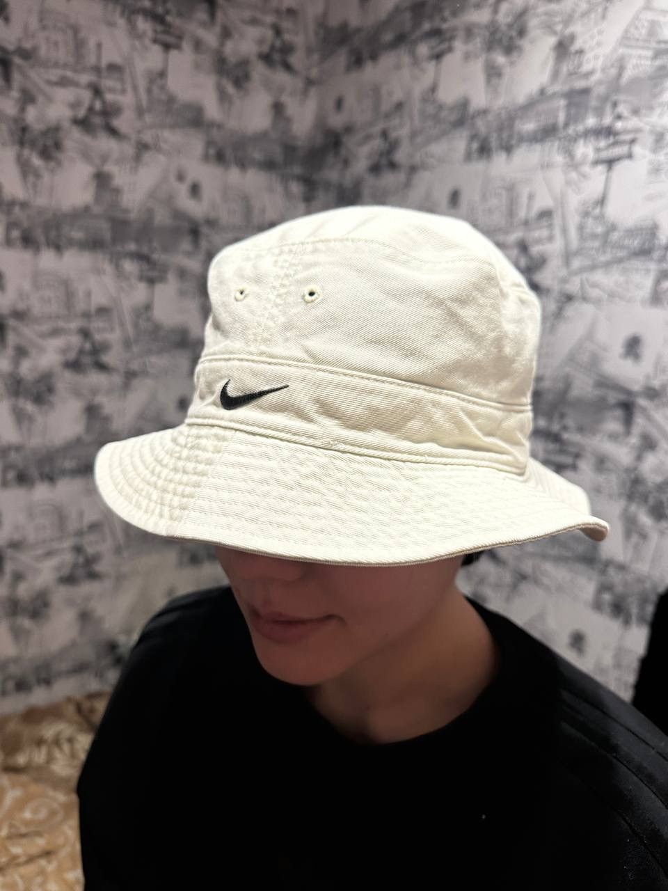 Nike × Vintage VERY RARE NIKE PANAMA HATS SWOOSH BIG LOGO DRILL Y2K 90s SK8 Size ONE SIZE - 1 Thumbnail