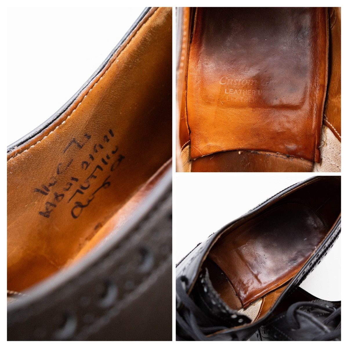 Church's Church’s Custom Grade Leather Wingtip Shoe’s Men’s UK:10(c) Size US 11 / EU 44 - 9 Thumbnail