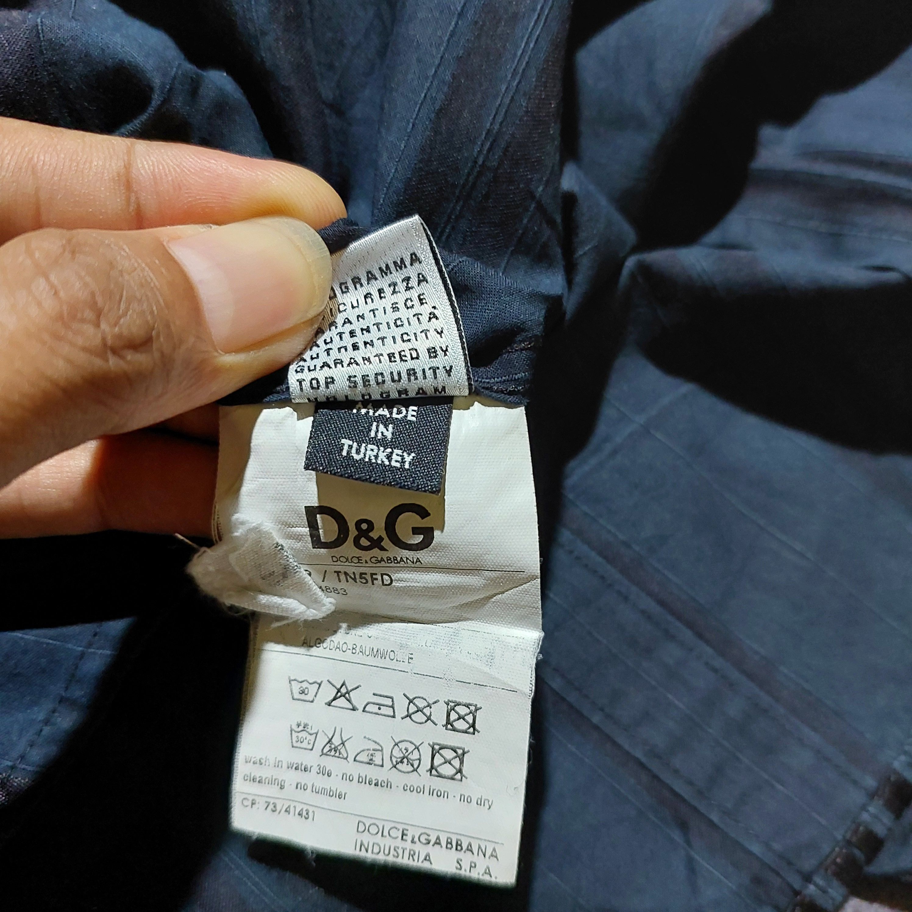 Dolce & Gabbana Dolce & Gabbana stripes black L_s shirt Size US M / EU 48-50 / 2 - 10 Thumbnail